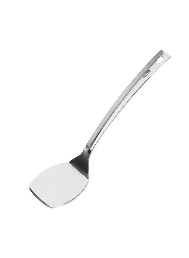 ماير ملعقة تقليب من الفولاذ المقاوم للصدأ من ماير للدوسا، والروتي، والأومليت، والبارانثا، والباو باجي، والخبز، 32 سم - Image 1